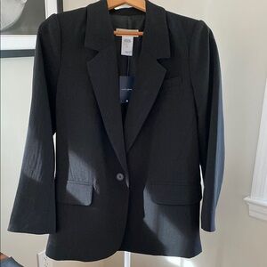 LUCKY BRAND BLACK BLAZER SIZE S/P 7W31592